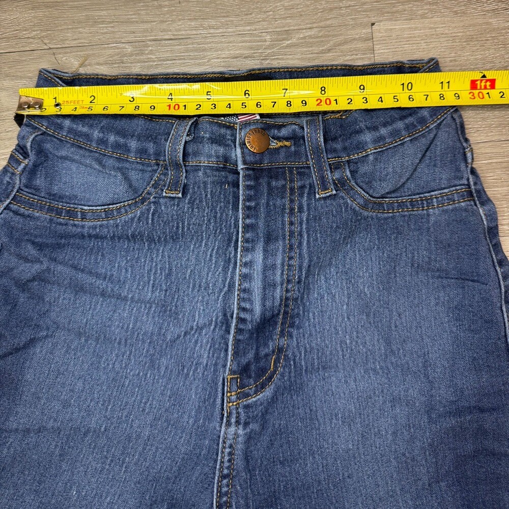 Fashion Nova High Waisted Skinny Jeans Size 3 Blue Stretch Denim Women - Picture 9 of 10